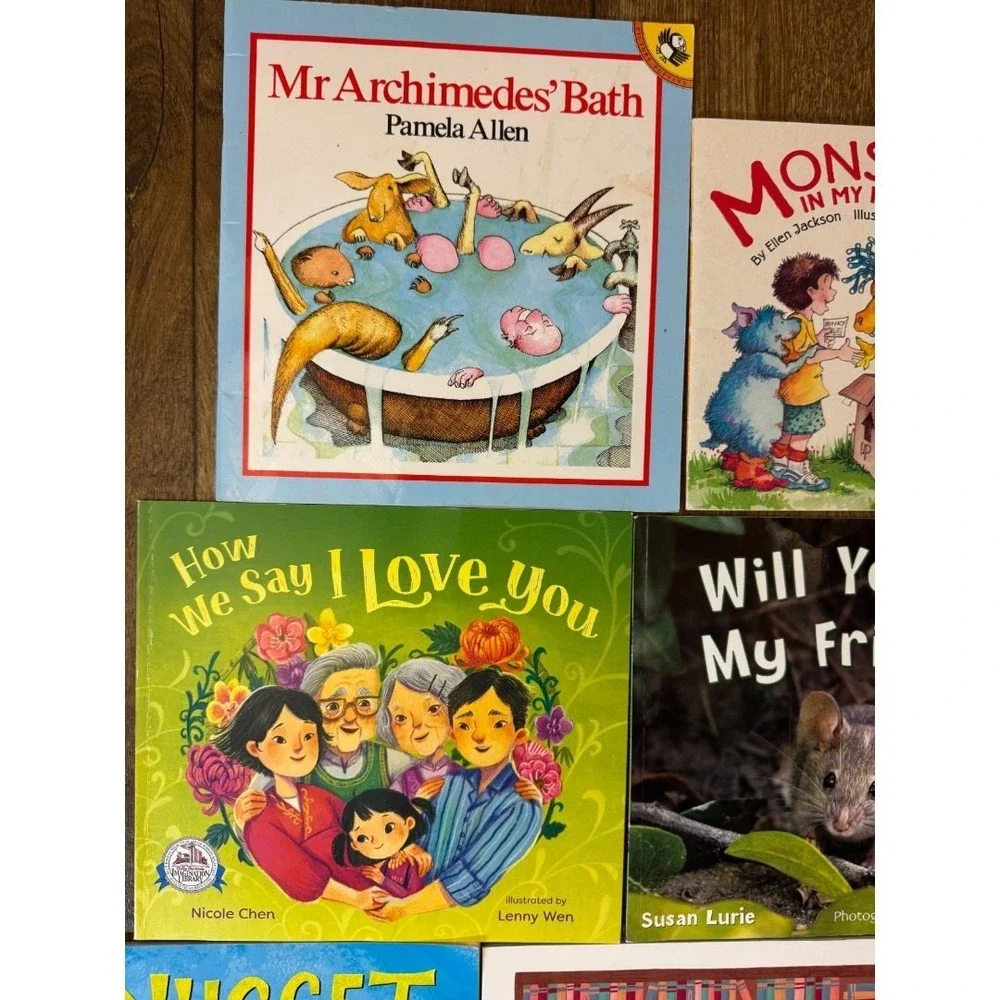 Childrens Picture Story Books Lot Read Alouds Classroom Home‎ School Modern